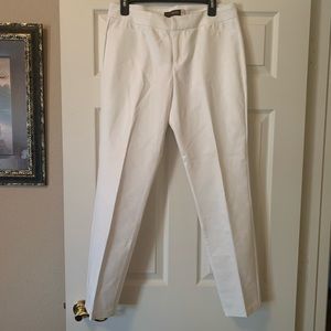 White Crosby pants size 10